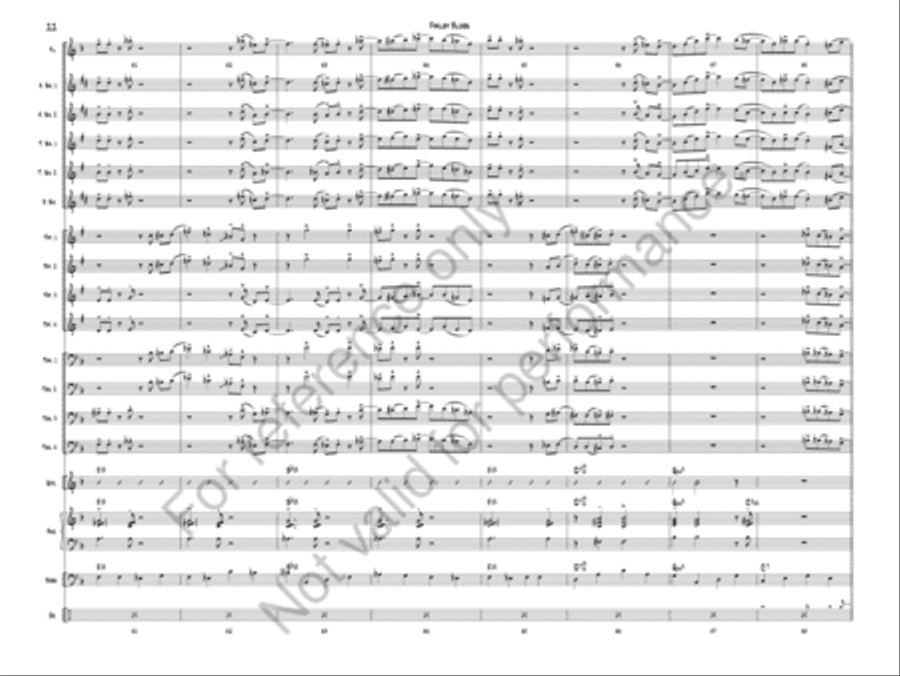 Finley Blues Jazz Ensemble scores gallery preview page 13