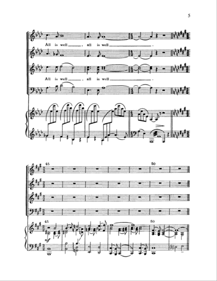 Come, Come Ye Saints Come, Come Ye Saints 4-Part scores gallery preview page 5