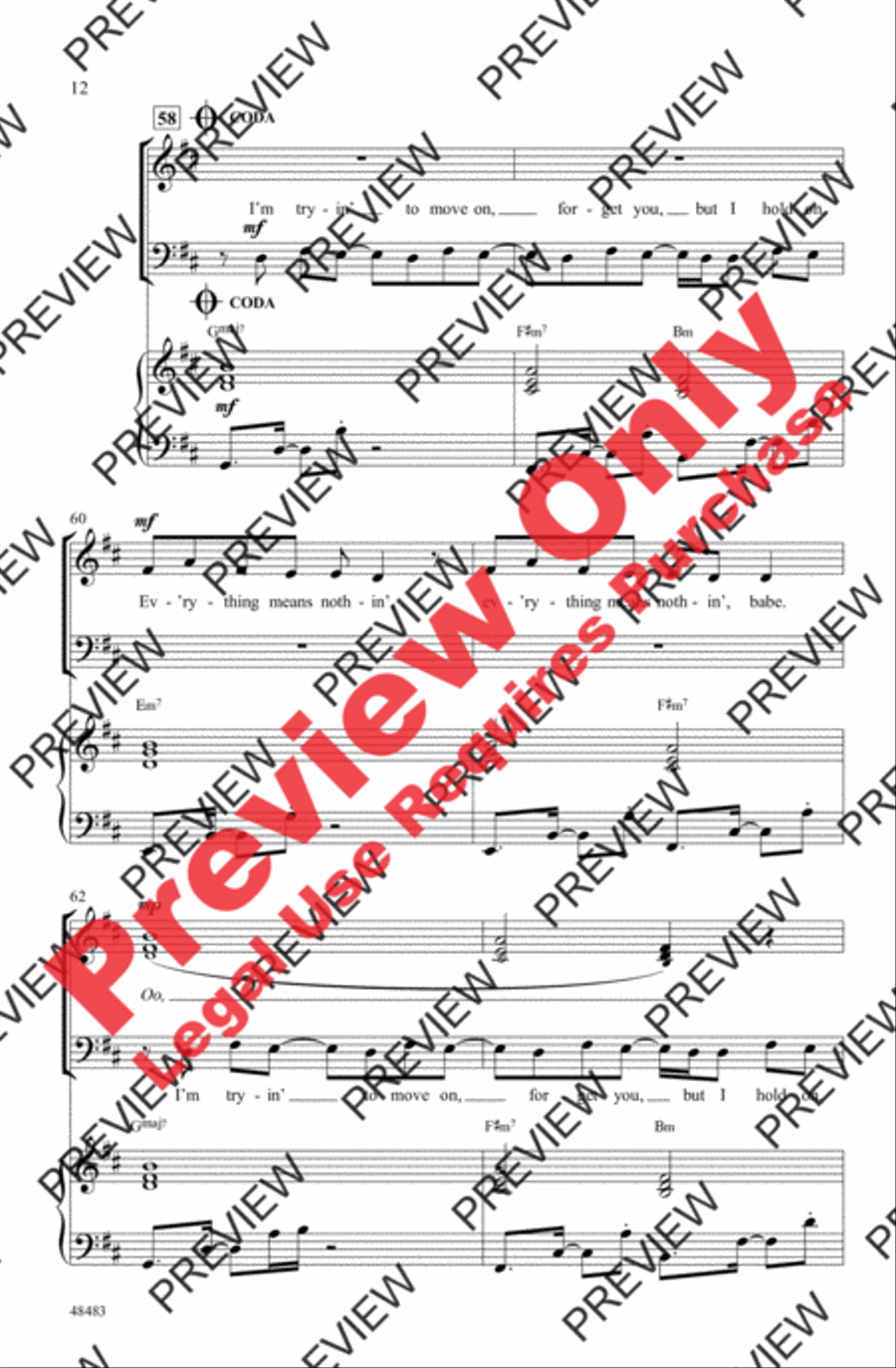 If I Can't Have You If I Can't Have You 3-Part scores gallery preview page 12