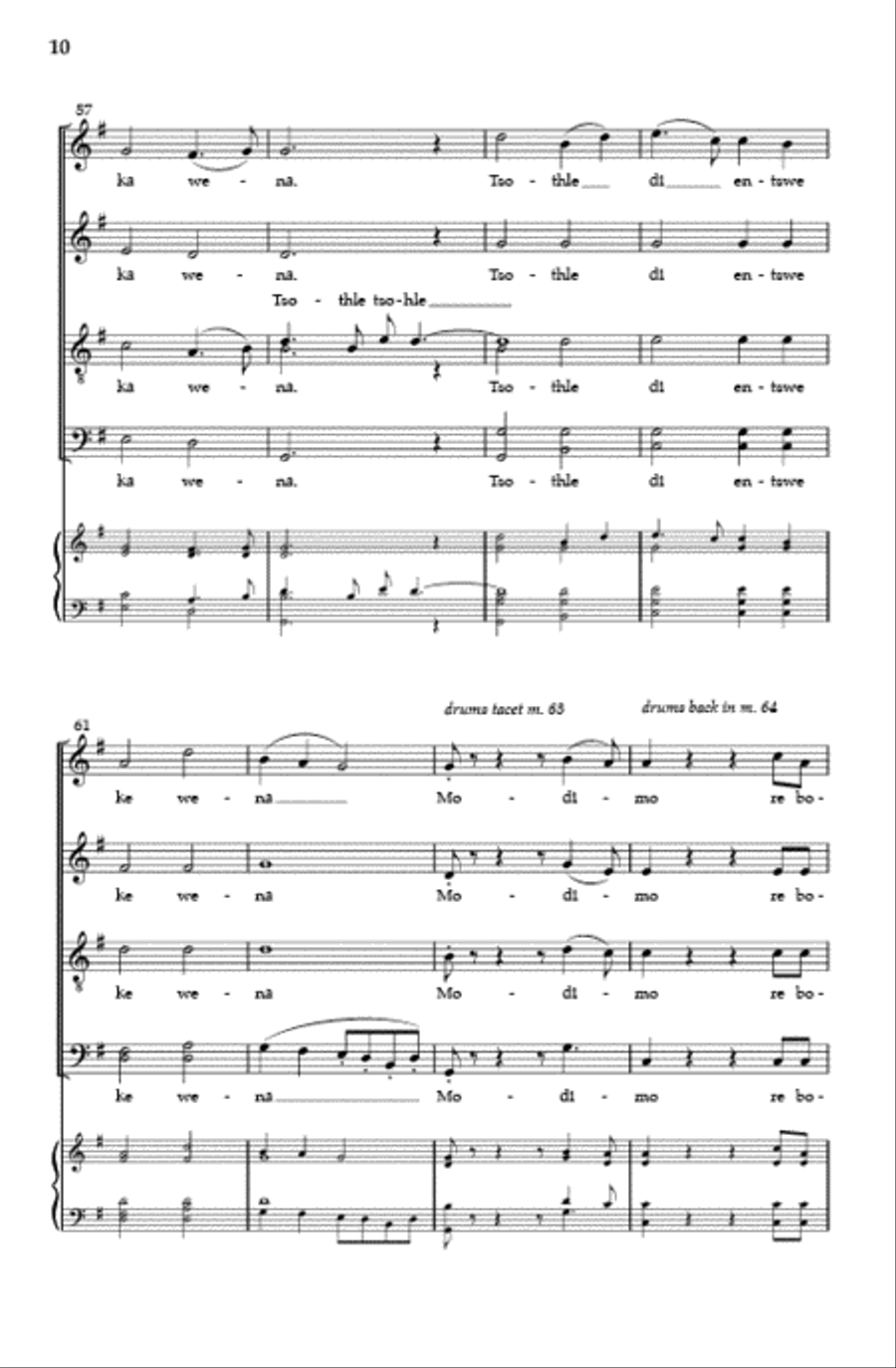 Modimo 4-Part scores gallery preview page 10