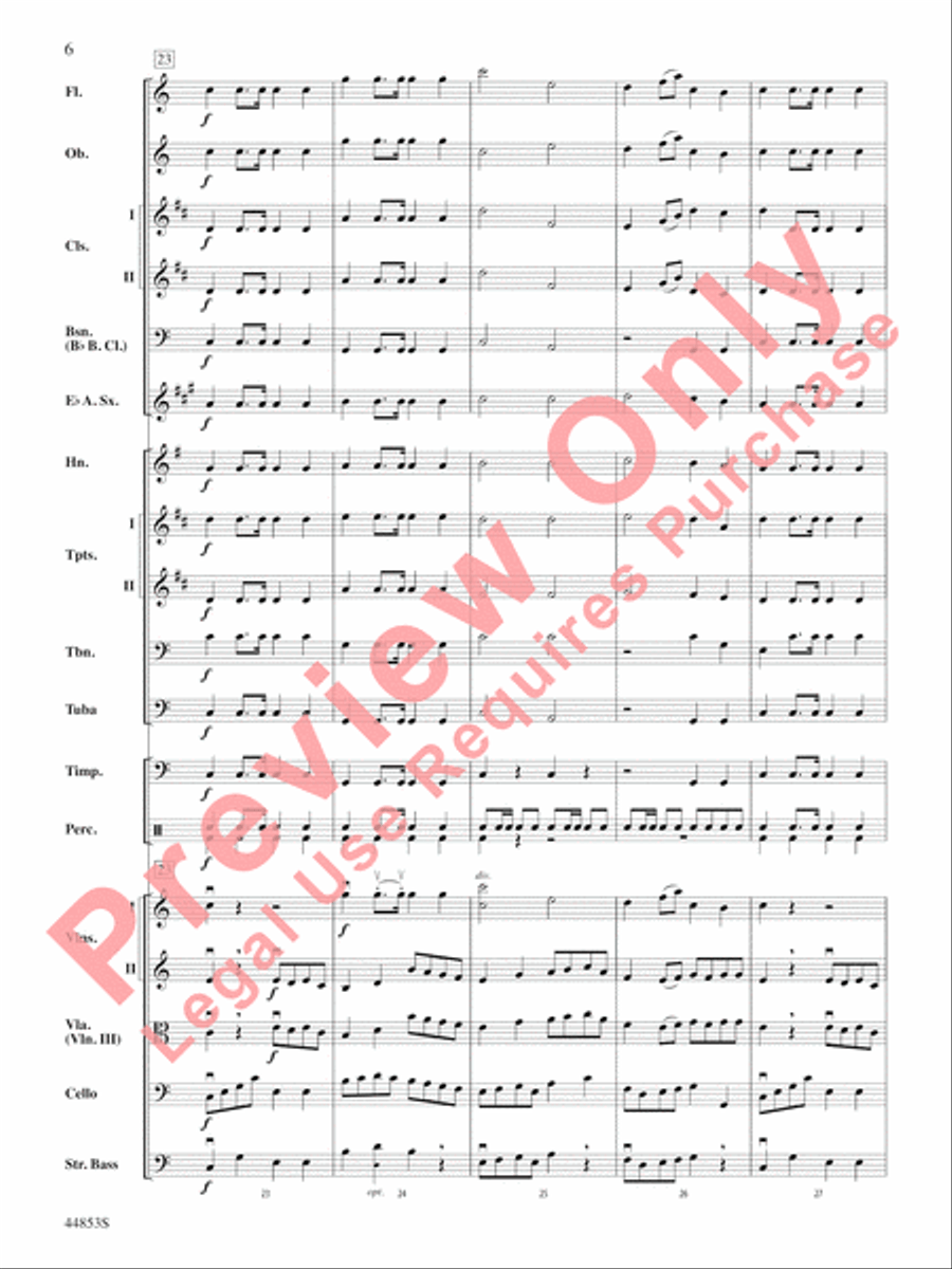 Symphony No. 36, The Linz Full Orchestra scores gallery preview page 7