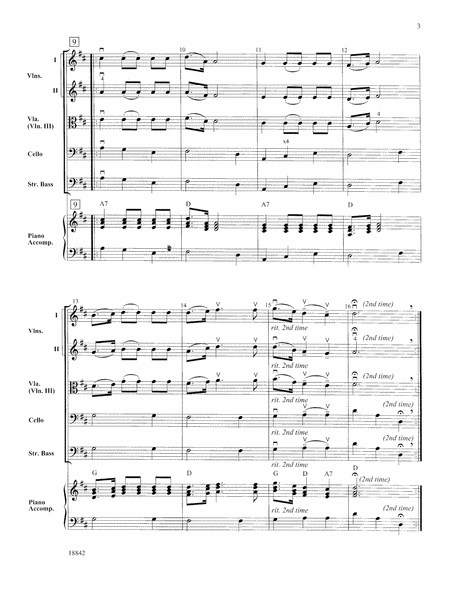 Mozart Minuet & Rondo: Score