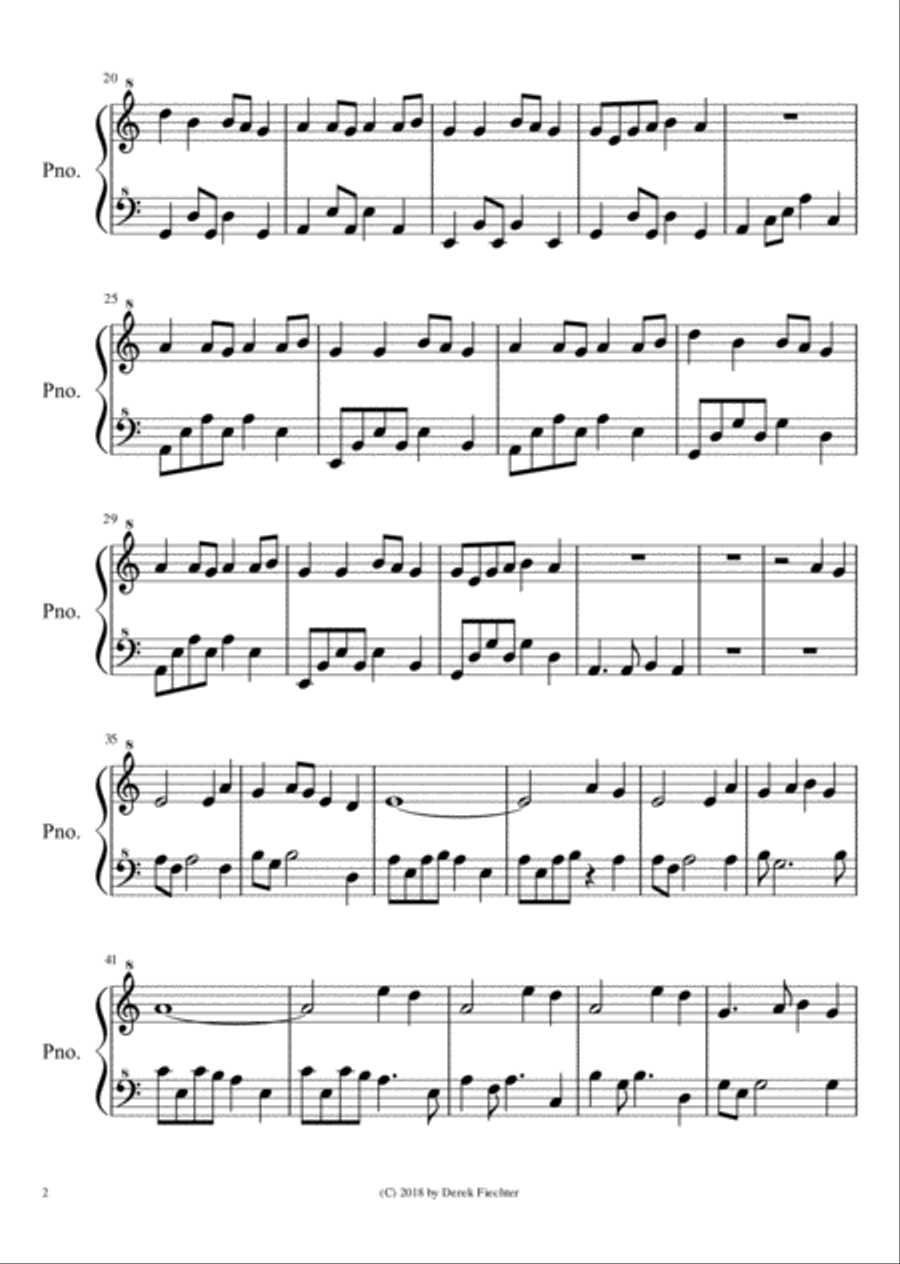 Imperial Dynasty Piano Solo scores gallery preview page 2