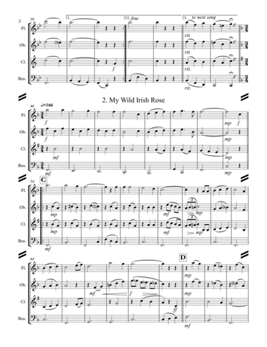 Irish Folksong Suite (for Woodwind Quartet) image number null