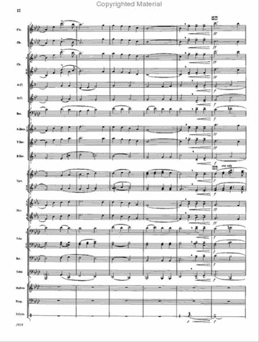 Danny Boy Concert Band scores gallery preview page 11