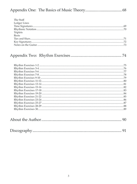 Melodic Studies and Compositions for Guitar