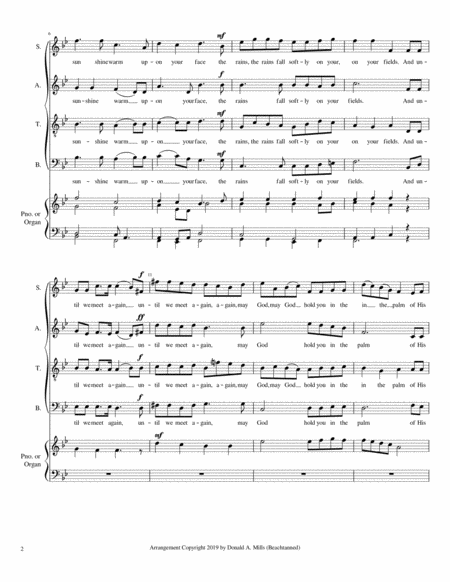 Benediction....satb image number null