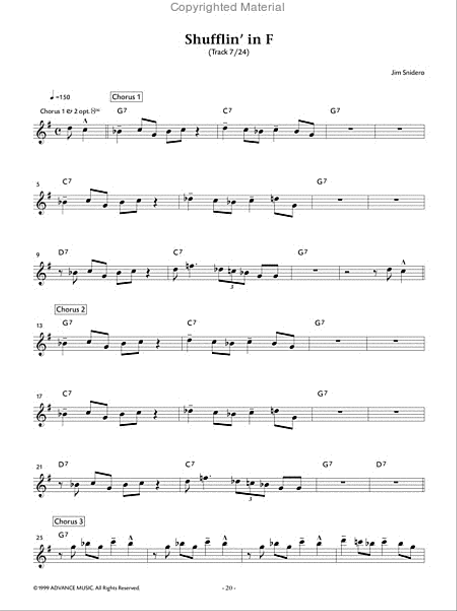 Easy Jazz Conception Tenor Saxophone Tenor Saxophone scores gallery preview page 8
