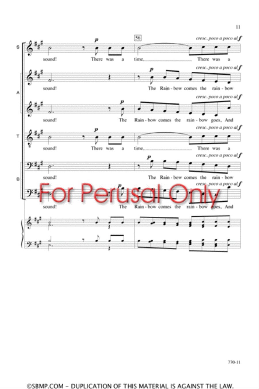There was a time - SATB divisi Octavo Divisi scores gallery preview page 10