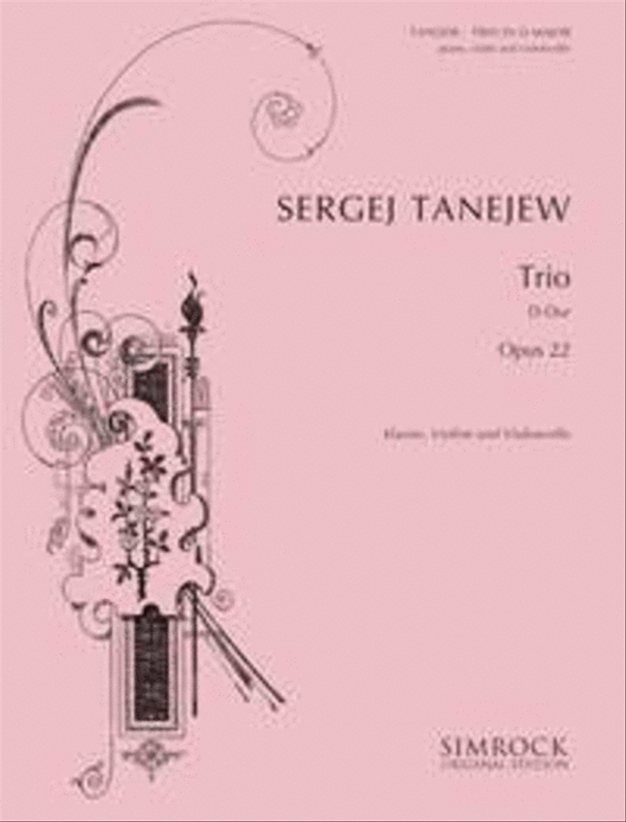 Piano Trio in D op. 22 Piano Trio scores gallery preview page 1