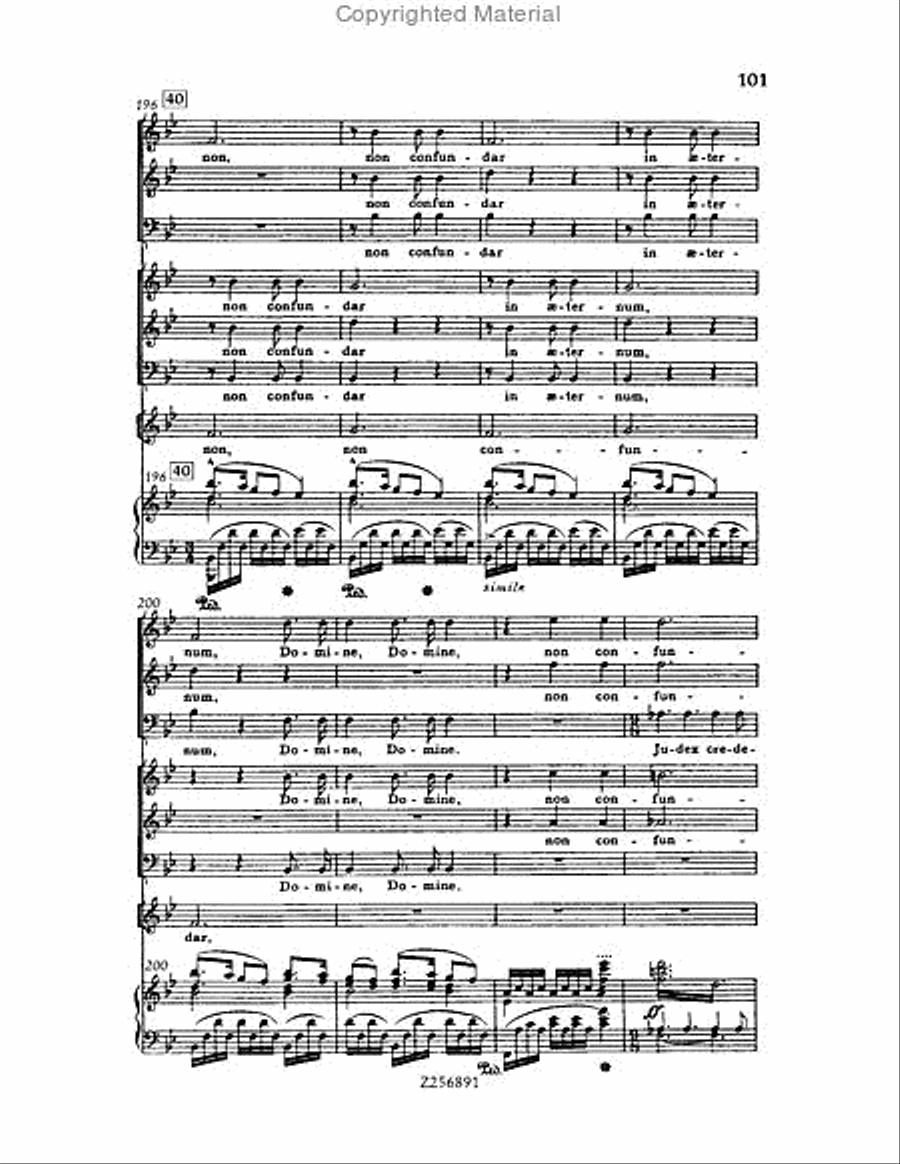 Te Deum, H 118 Choir scores gallery preview page 101