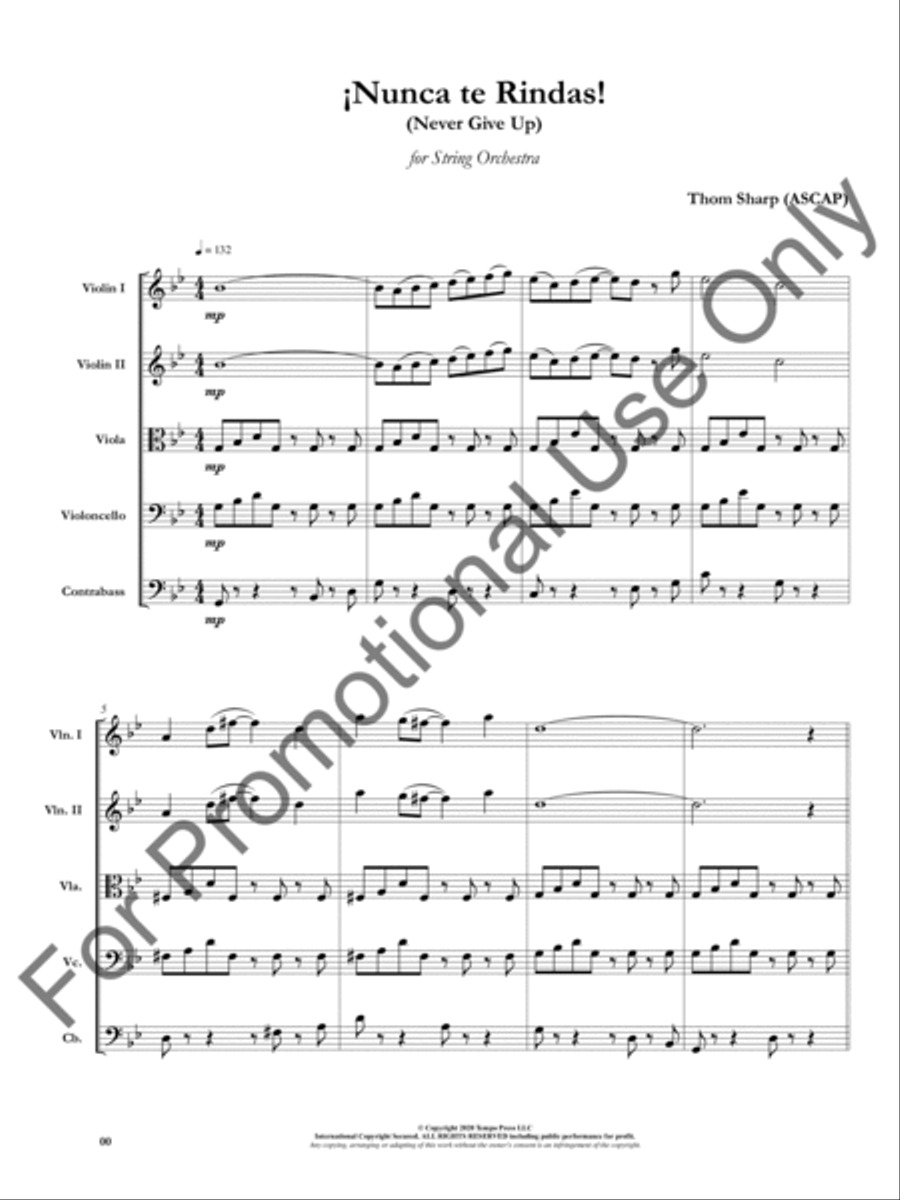 Nunca te Rindas! Nunca te Rindas! Orchestra scores gallery preview page 2