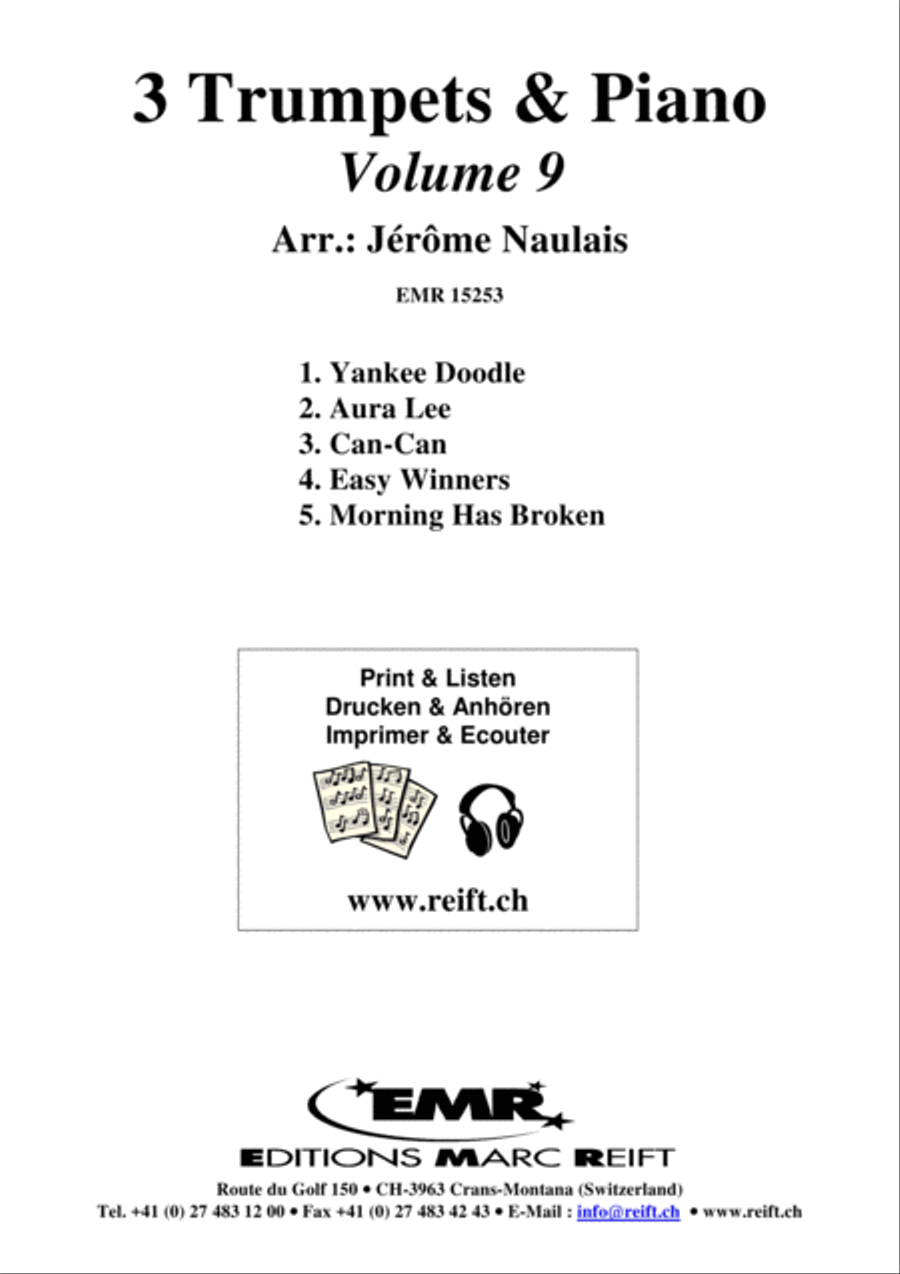 3 Trumpets & Piano Vol. 9 Trumpet Trio scores gallery preview page 2
