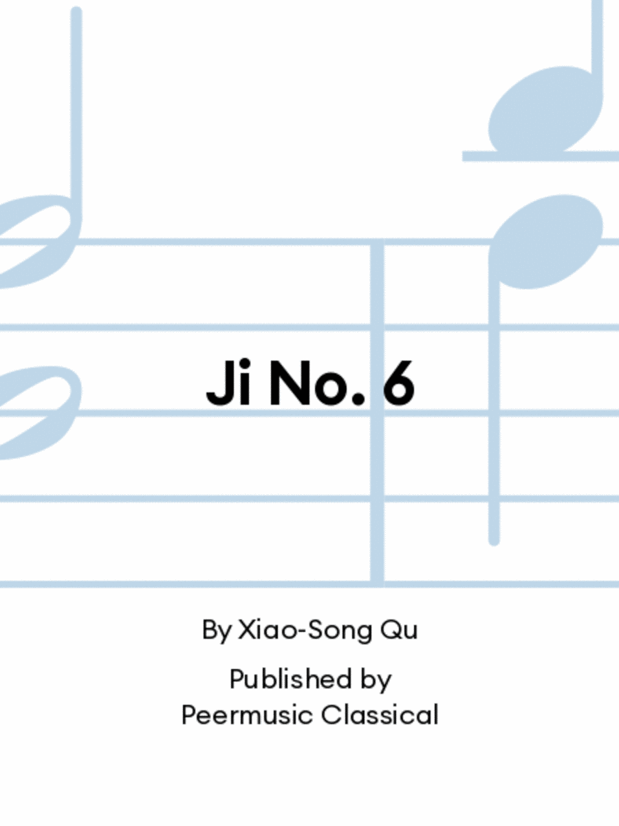 Ji No. 6 Flute scores gallery preview page 1