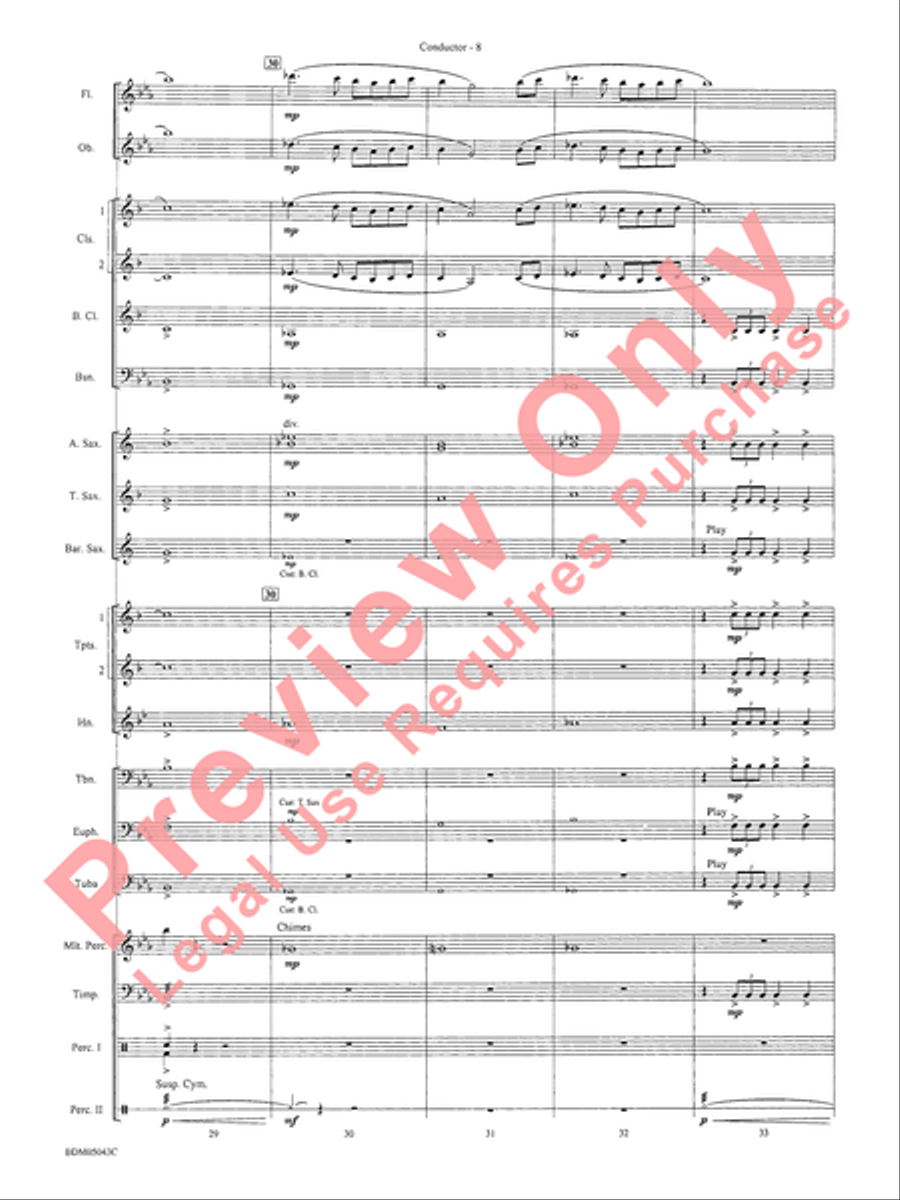 Abaco Overture Concert Band Methods scores gallery preview page 12