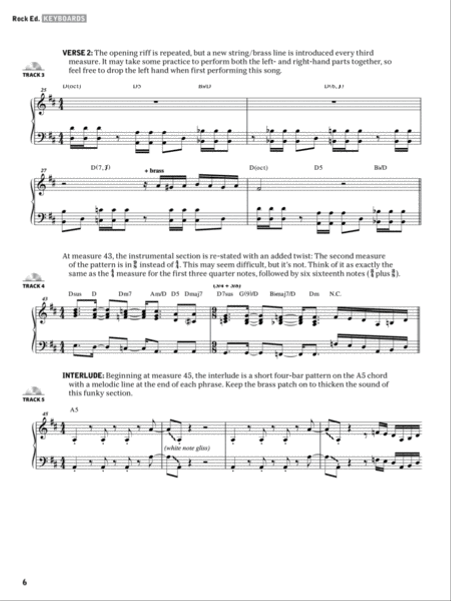 Alfred's Rock Ed. -- Led Zeppelin Keyboards Piano Method scores gallery preview page 6