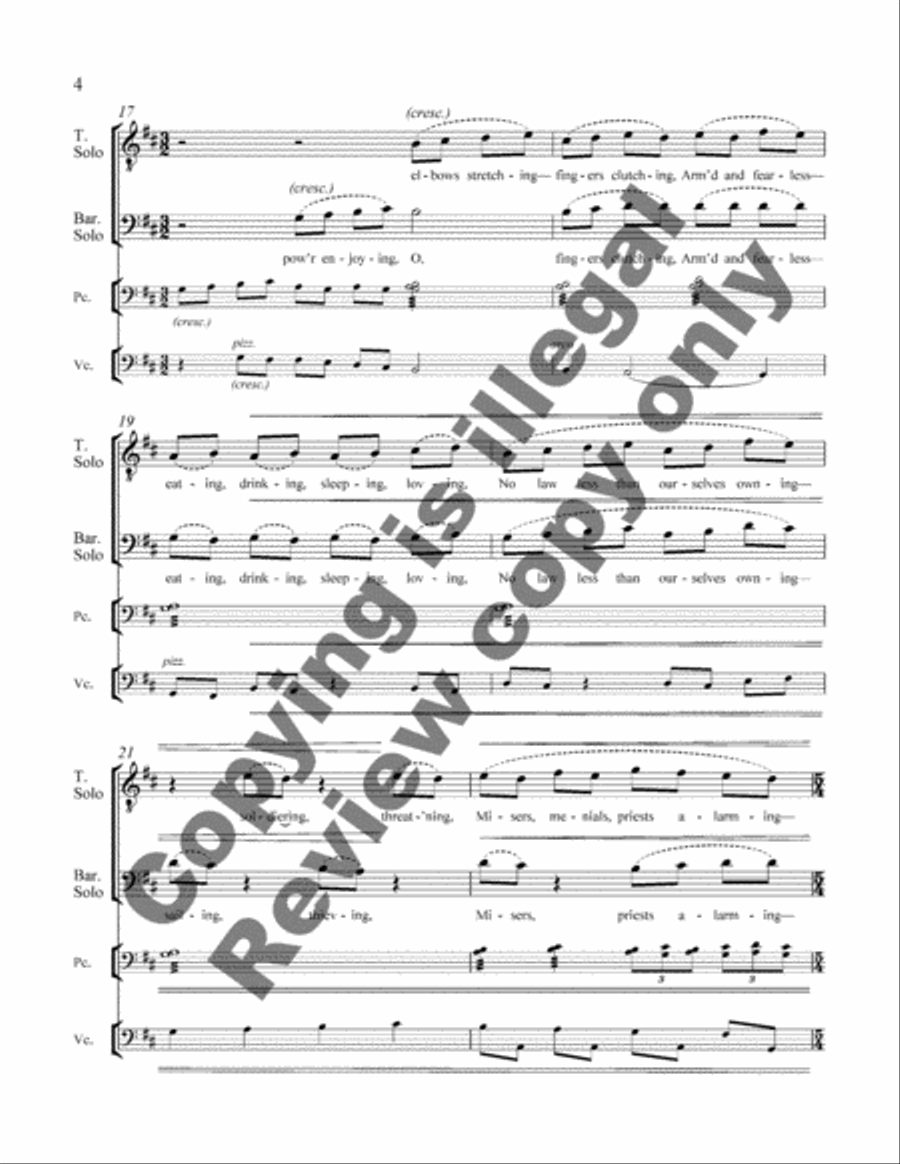 We Two Boys Together Clinging Tenor Voice scores gallery preview page 4