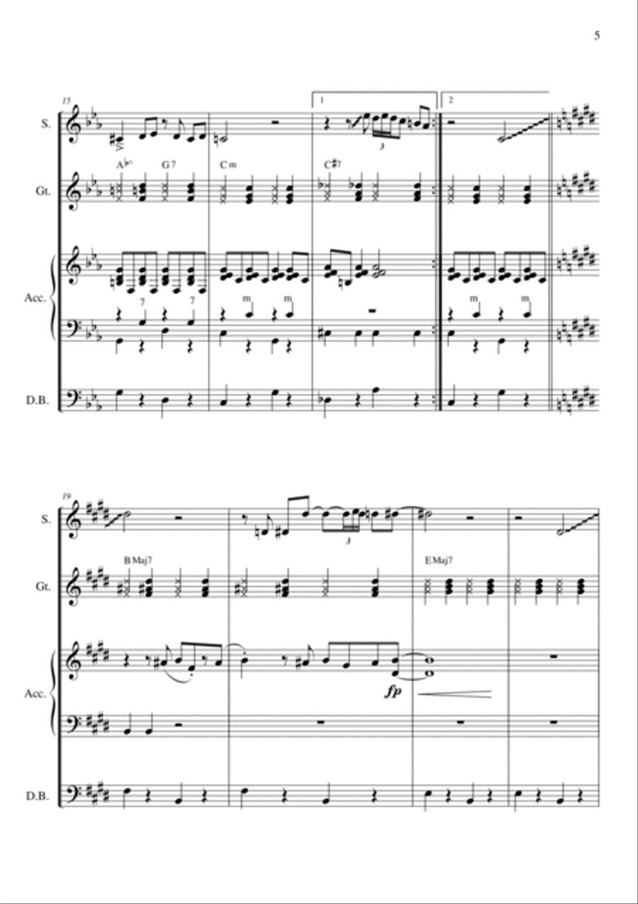 Swing Vagabond Clarinet scores gallery preview page 5