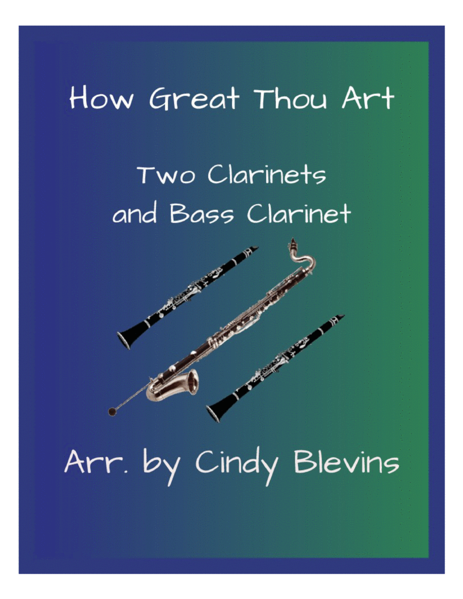 How Great Thou Art, for Two Clarinets and Bass Clarinet image number null