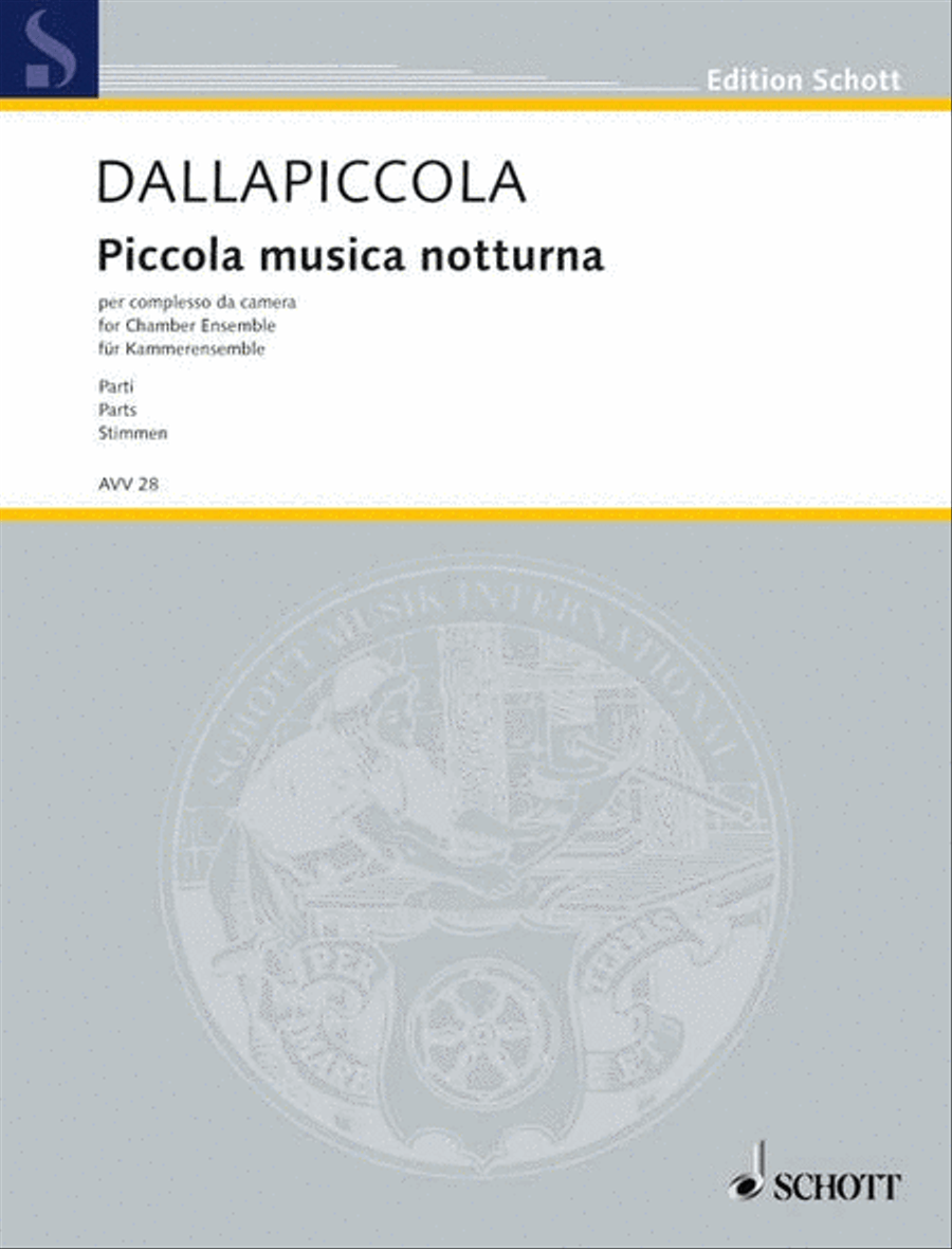 Piccola musica notturna Chamber Orchestra scores gallery preview page 1