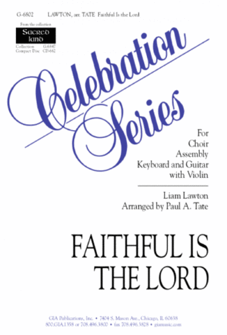 Faithful Is the Lord - Guitar edition