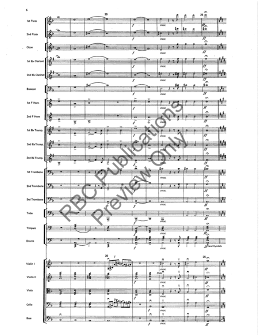 Symphony #4 Finale Full Orchestra scores gallery preview page 9
