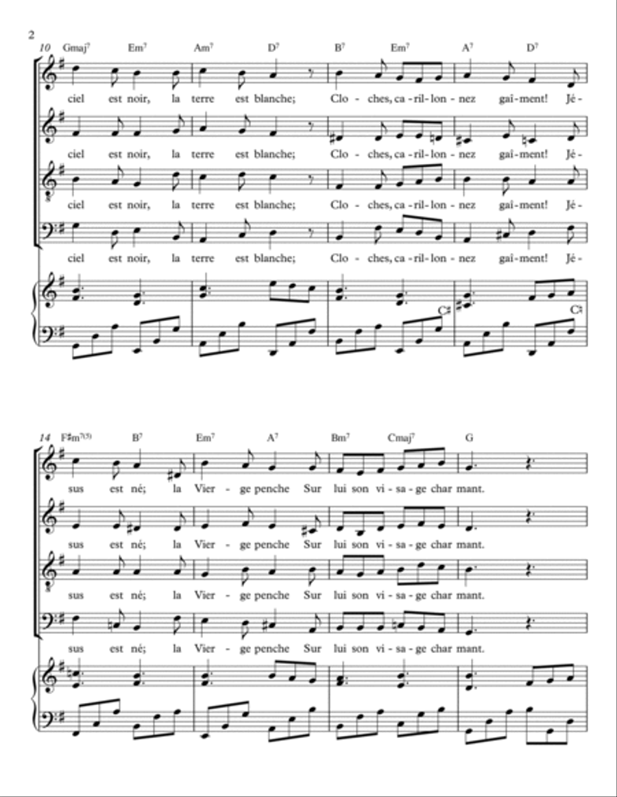 NOËL! NOËL! 4-Part scores gallery preview page 2