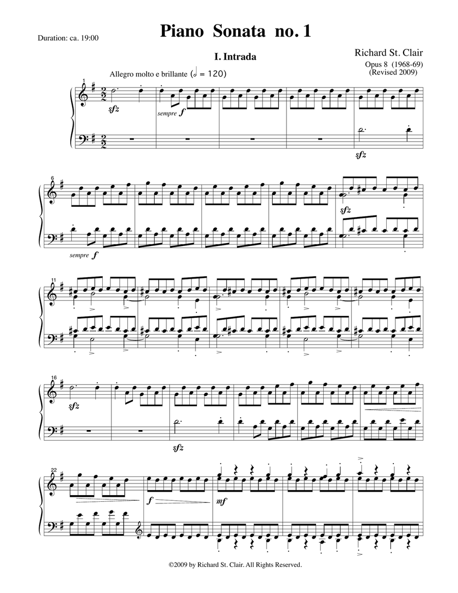 The Collected Piano Sonatas (1968-2021) Chamber Music scores gallery preview page 4
