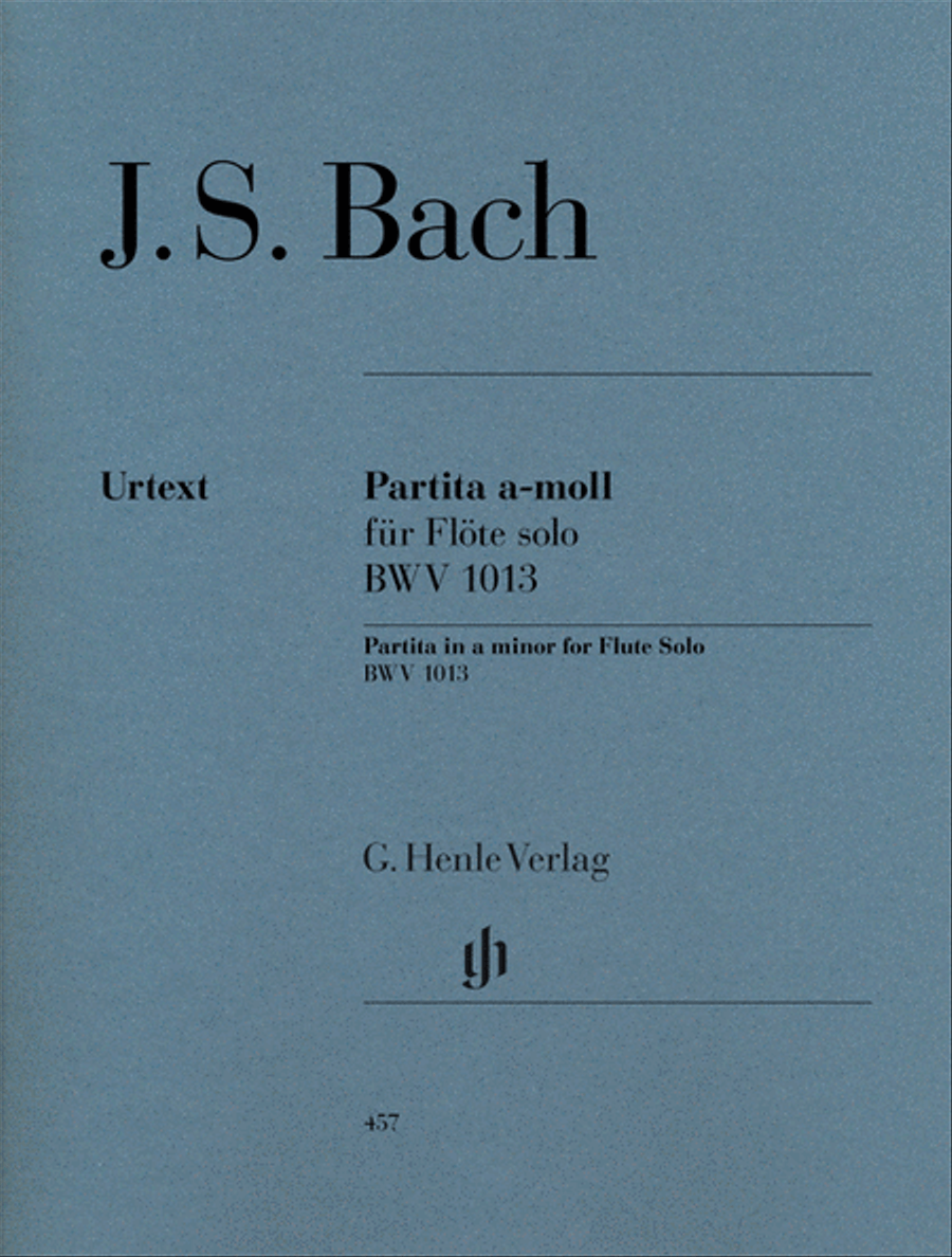 Partita a minor for Flute solo BWV 1013 Flute Solo scores gallery preview page 1
