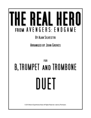 Book cover for The Real Hero