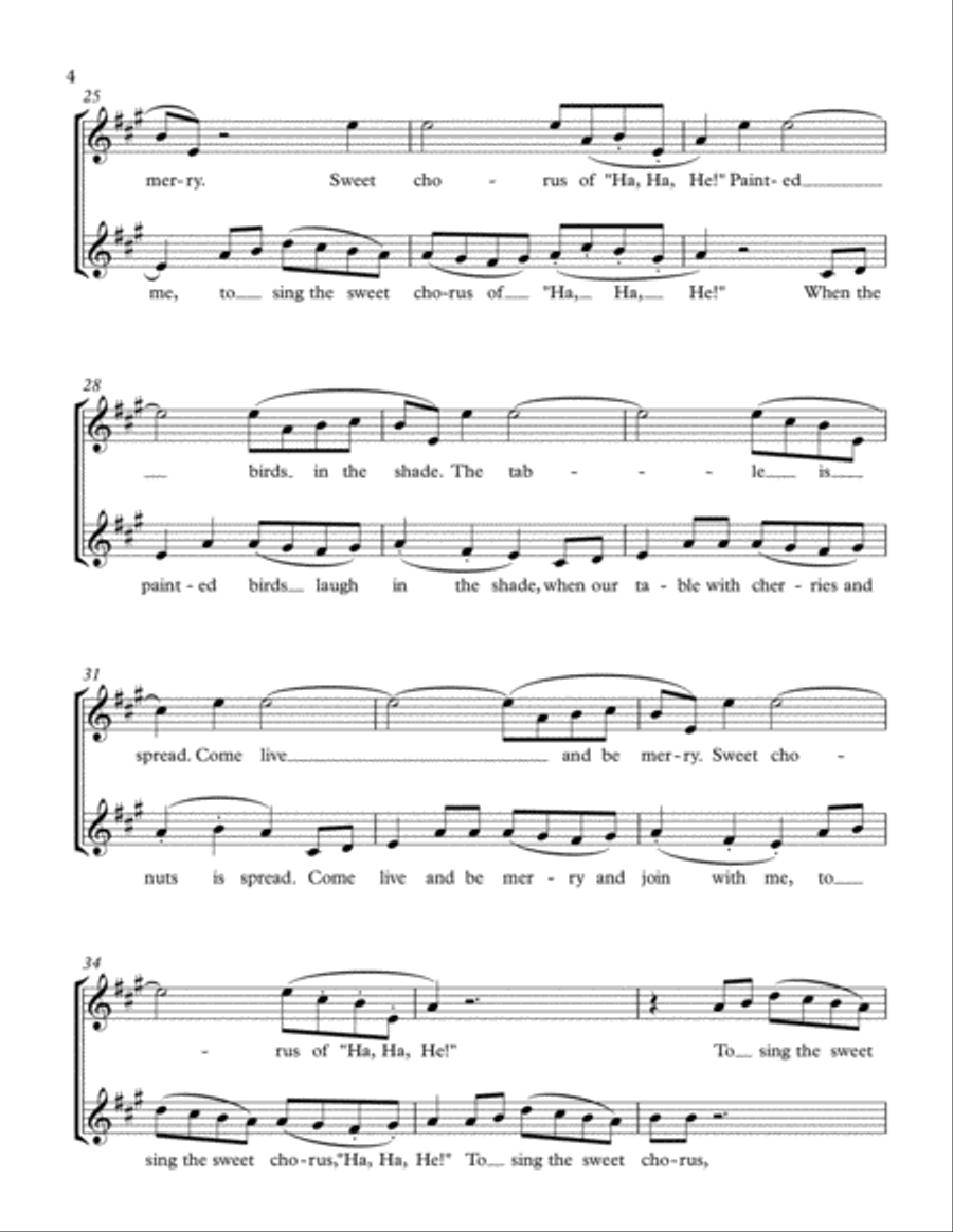 Three Songs of William Blake (Two Part Treble Voices and Piano) 2-Part scores gallery preview page 4
