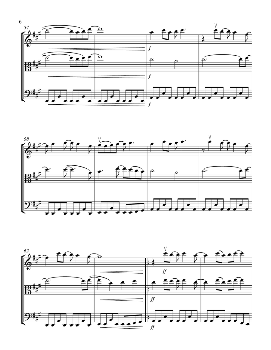 Here Comes The Sun String Trio scores gallery preview page 6