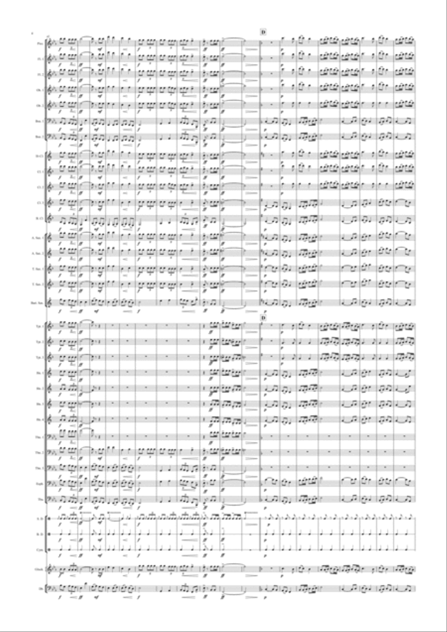 Concert March - The Royal Mile Marching Band scores gallery preview page 4