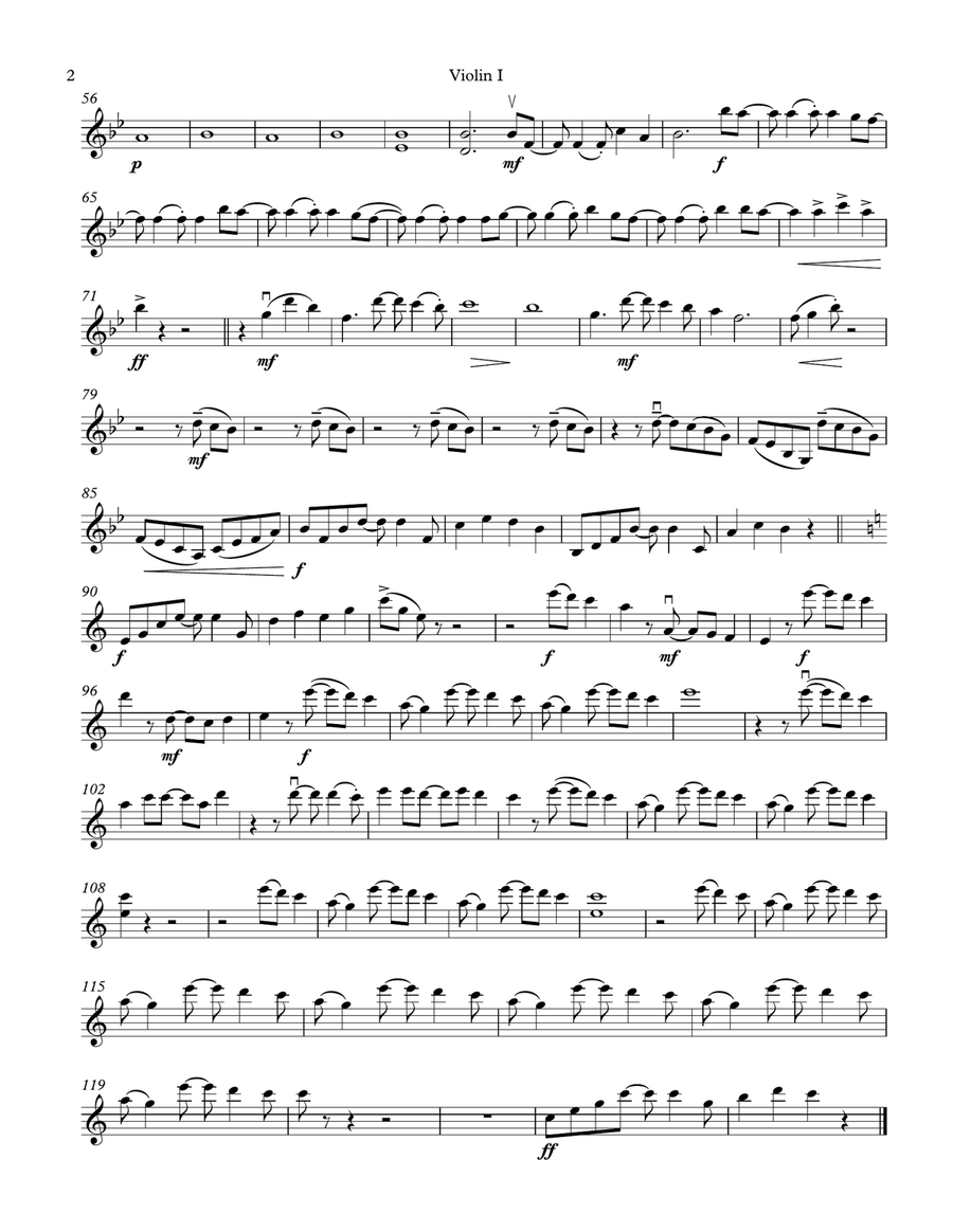 Under The Sea String Quartet scores gallery preview page 2