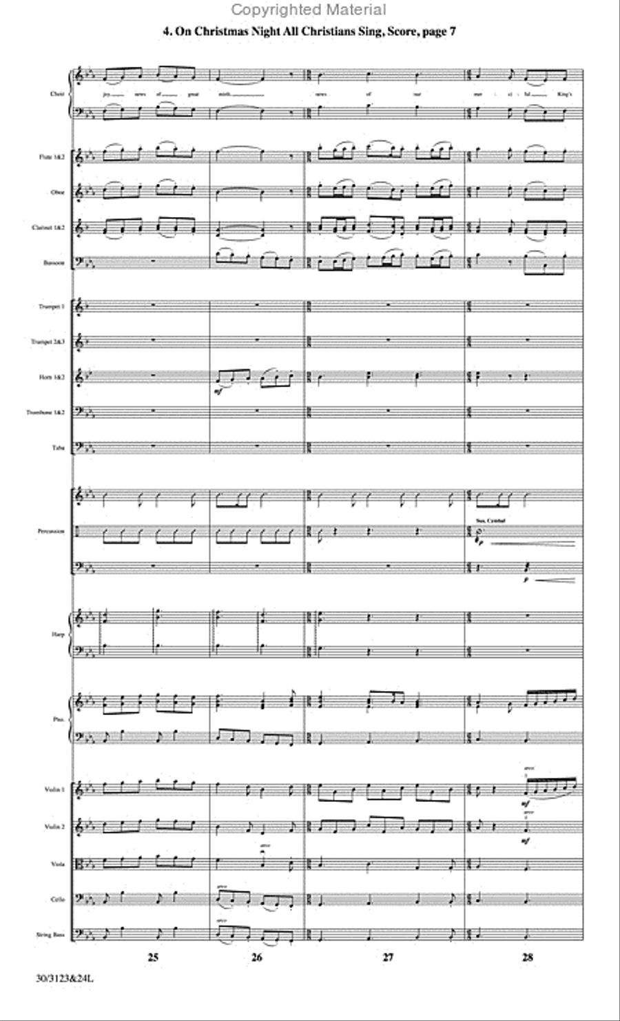 The Christmas Story - Set of Parts Choir scores gallery preview page 31