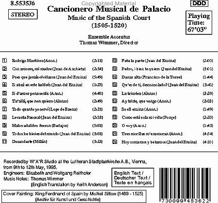 Cancionero Musical De Pallacio image number null