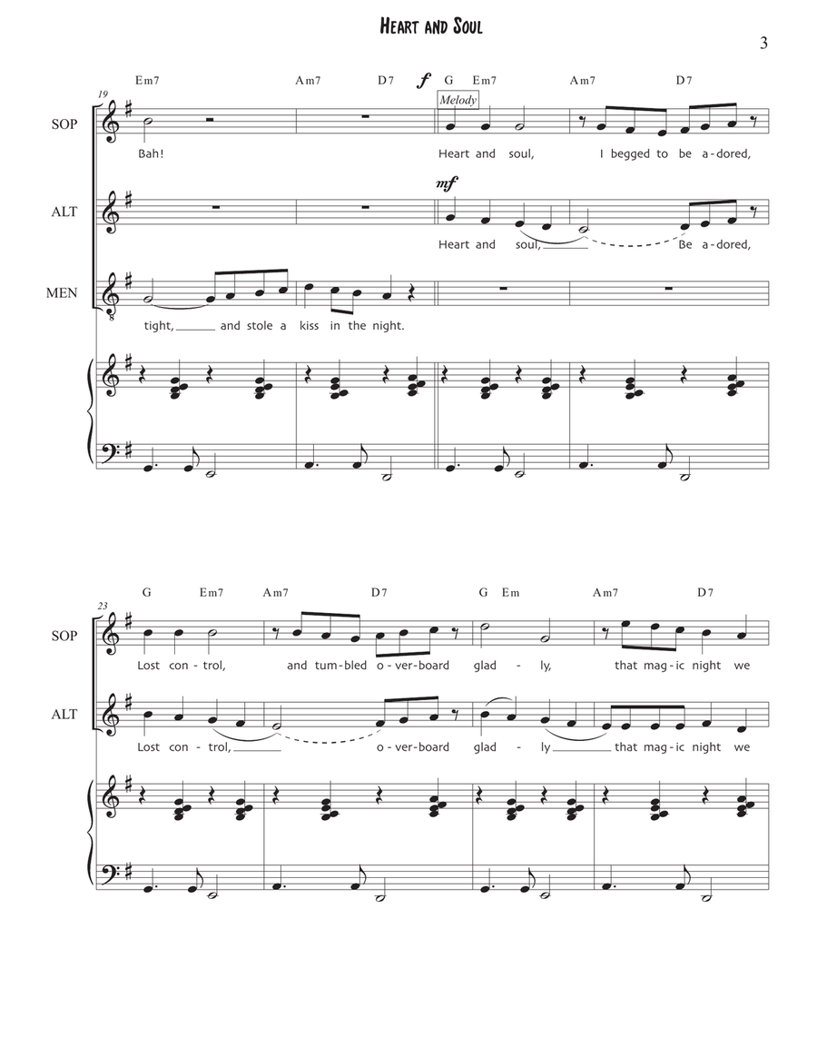 Heart and Soul 3-Part scores gallery preview page 3