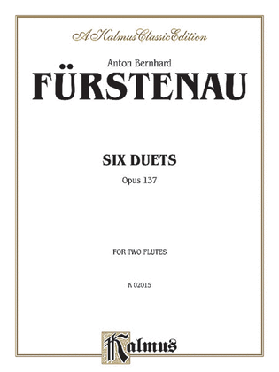 Book cover for Six Duets, Op. 137