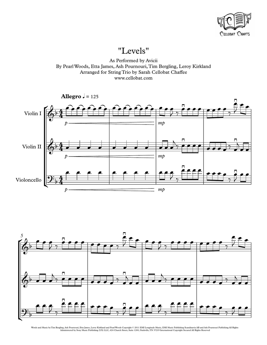 Levels String Trio scores gallery preview page 1