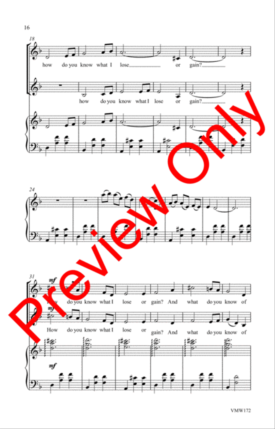 To a Fat Lady Seen from the Train SA scores gallery preview page 9