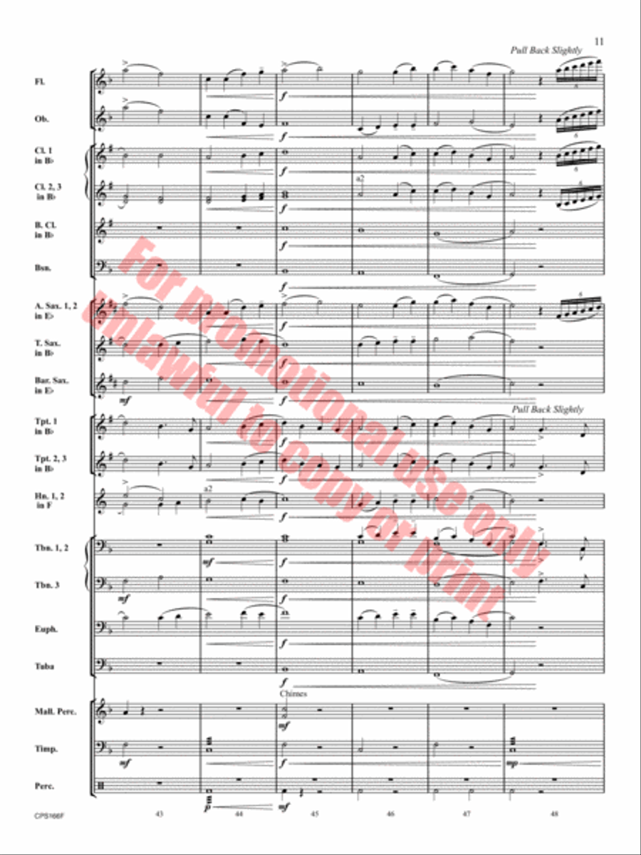 To Be Found Concert Band scores gallery preview page 12