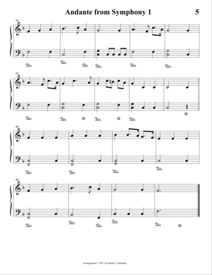 30 Beethoven Easy Piano Classics Piano Method scores gallery preview page 5