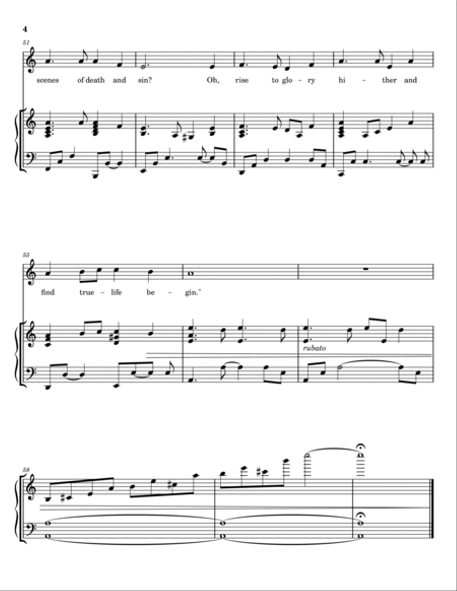 The Leaves Around Me Falling [A Minor] Voice scores gallery preview page 5