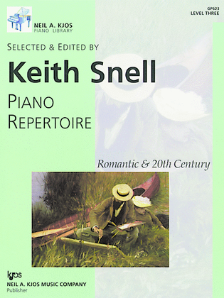 Book cover for Piano Repertoire: Romantic & 20th Century, Level 3