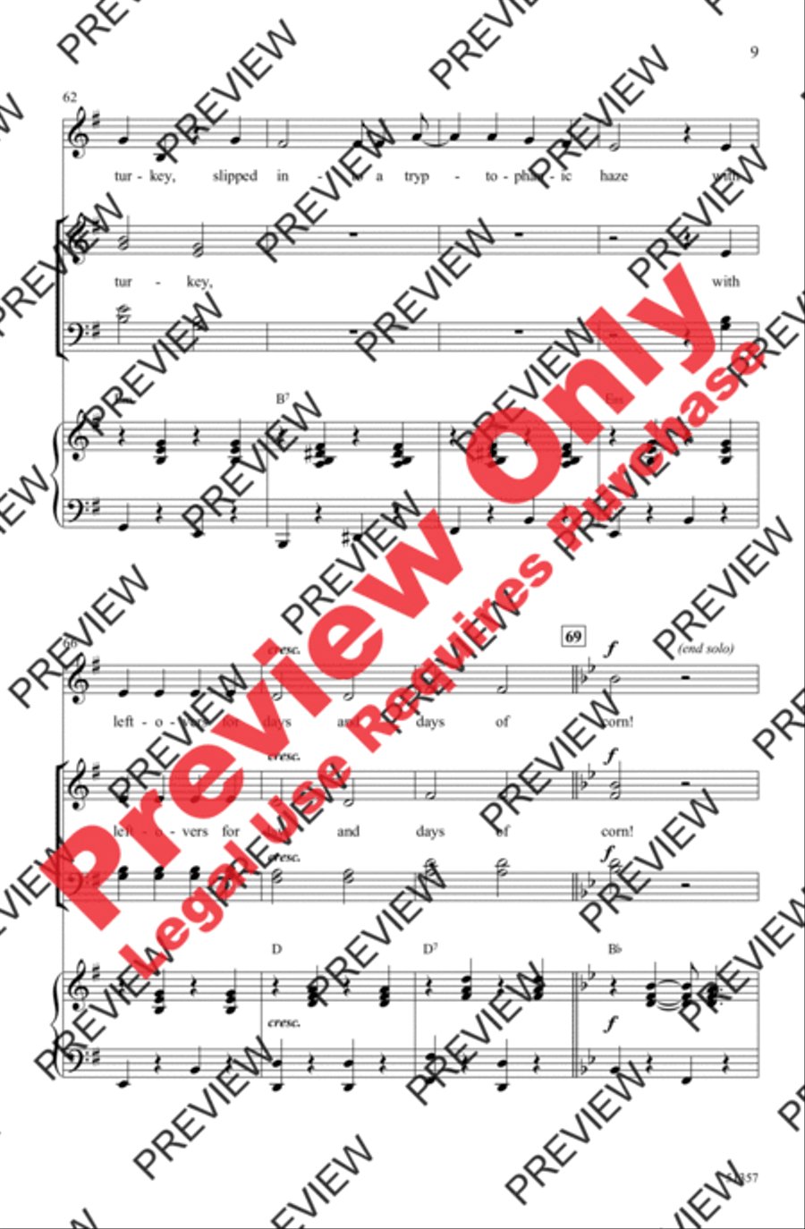 Corn 4-Part scores gallery preview page 9