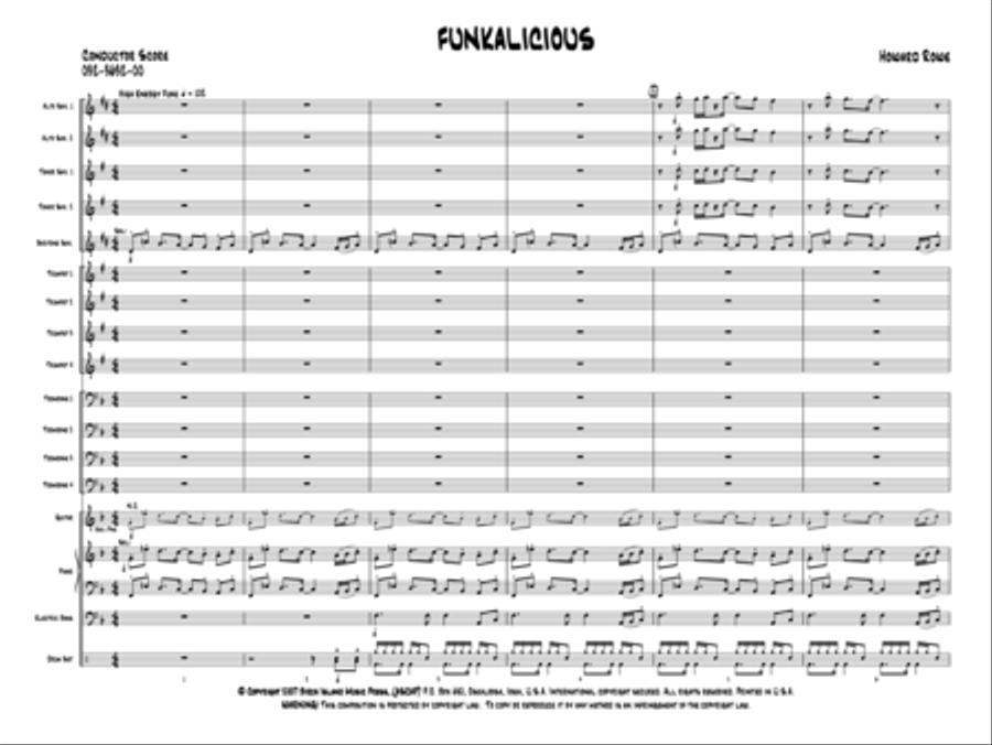 Funkalicious Jazz Ensemble scores gallery preview page 2