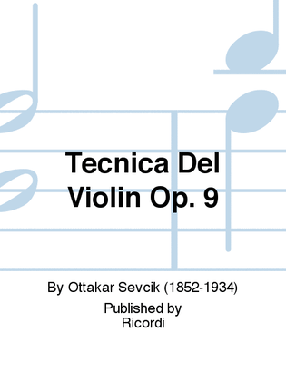 Tecnica Del Violin Op. 9