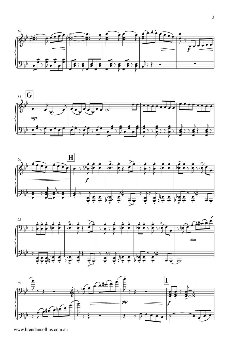 Bailarina Piano Solo scores gallery preview page 3