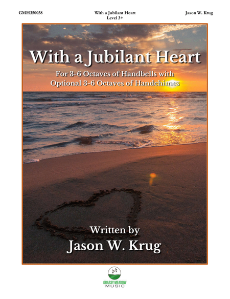 With a Jubilant Heart (for 3-6 octave handbell ensemble) (site license) image number null