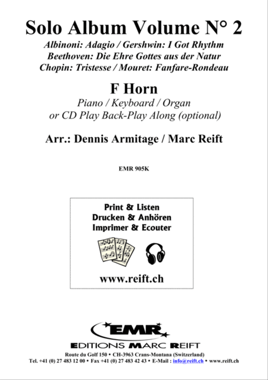 Solo Album Volume 02 Horn scores gallery preview page 2